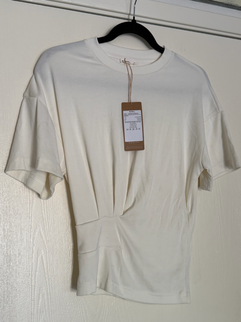 OGL Cream Short-Sleeve women's Tee size XS